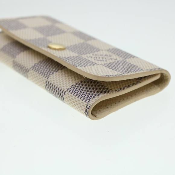 LOUIS VUITTON Damier Azur Multicles 4 Key Case N60020 LV Auth 41614 - Picture 14 of 16
